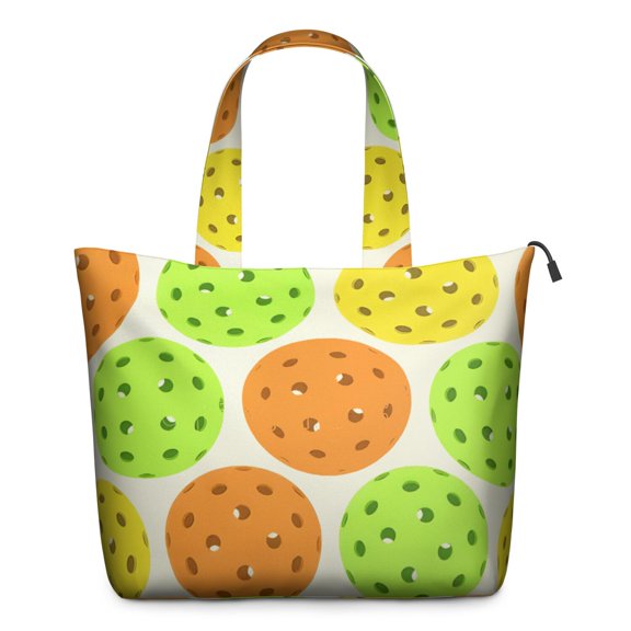 Multipurpose Travel Tote Bag with Basketball Soccer Designs Lightweight Weekender Bag with Multiple Pockets, Perfect for Team Training Weekend Getaways