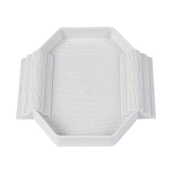 Multipurpose Turtle Bathing Bowl with Sloped Design, Plastics Basin for Feeding and Habitat Simulation