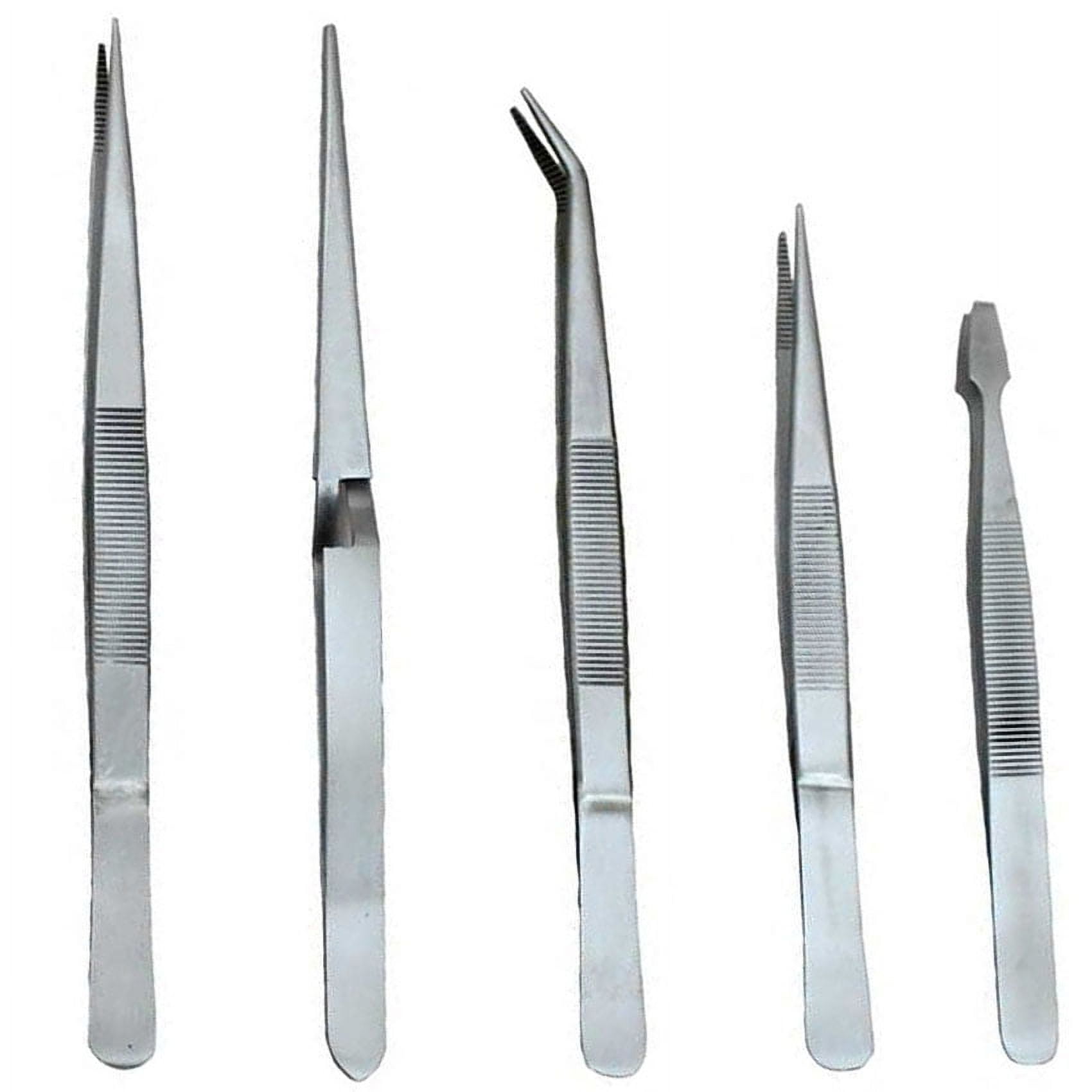 5-Piece Multipurpose Tweezers Set for Jewelry, Zambia Ubuy