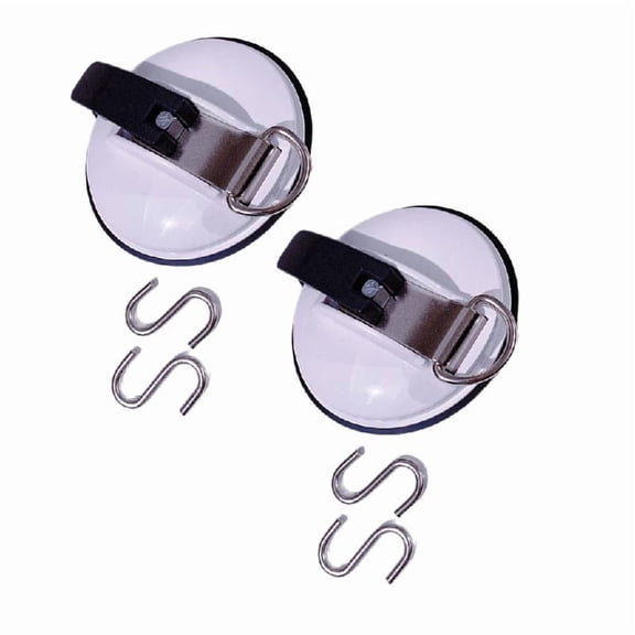 Multipurpose Vacuum Suction Cup Hook for Outdoor Activities, for Car Tents 2pcs
