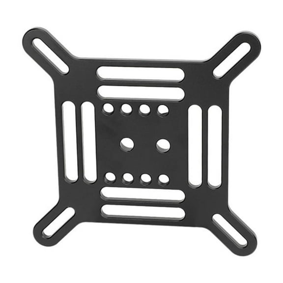 Multipurpose Vesa Mount Adapter Plate with V-Lock Wedge Mount Slot For Monitors Display 1/4 Thread Aluminum Alloy Design
