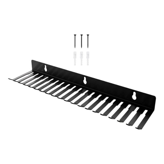 Multipurpose Wall Mounted Cable Holders Heavy Gauge Steel Frame Holds 20 Wires Organizes Sounds Visual Computer Equipment Effortlessly Setups