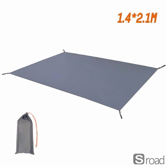 Multipurpose Waterproof Camping Tarp, Heavy-Duty 210D Oxford Ground Sheet With Carry Bag, For Tent Footprint, Beach Mat, Sun Shelter, Picnic Blanket, Hiking