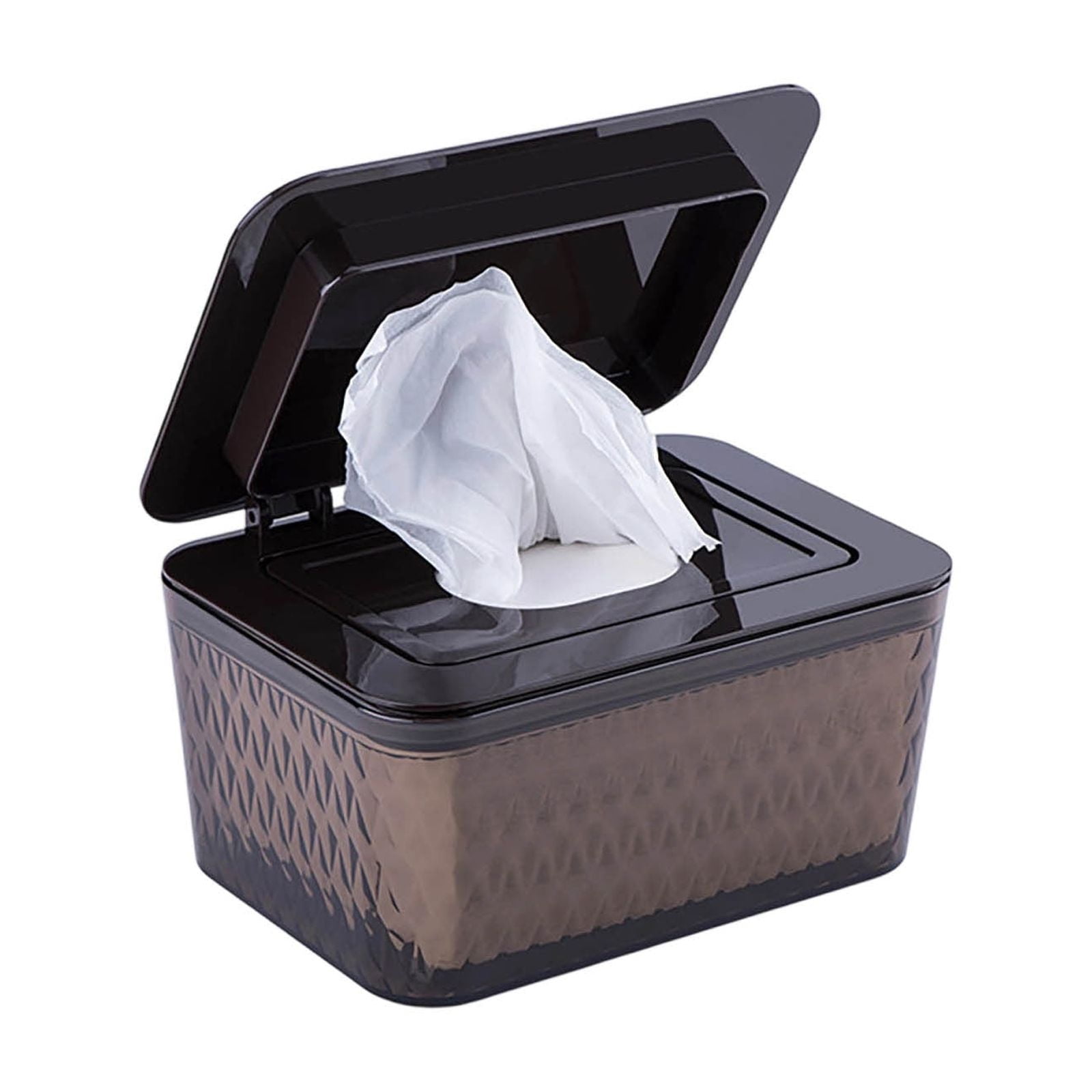 Multipurpose Wet Wipe Dispenser Organizer With Secure Lid for Home and Travel Storage