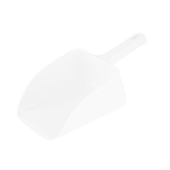 Multipurpose White Plastic Ice Scoops With Large Capacity For Quick Scooping Of Ice Candy Popcorns And Spices