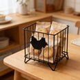 thumbnail image 1 of Multipurpose Wire Basket, Decorative Kitchen Storage Rack for Eggs, Snacks, and Fruits, Small Countertop Organization Basket with Raised Feet, Home Office Desk Accessory Holder, 1 of 6