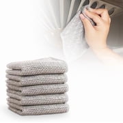 Multipurpose Wire Dishwashing Rags,2025 New Multipurpose Wire Dishwashing Rags for Wet and Dry, Reusable Premium Metal Scrubbing Pads Sponge Clean Tool for Home Kitchen 5