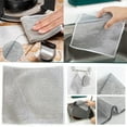 Multipurpose Wire Dishwashing Rags For Wet And Dry Cleaner Dish Cloths ...