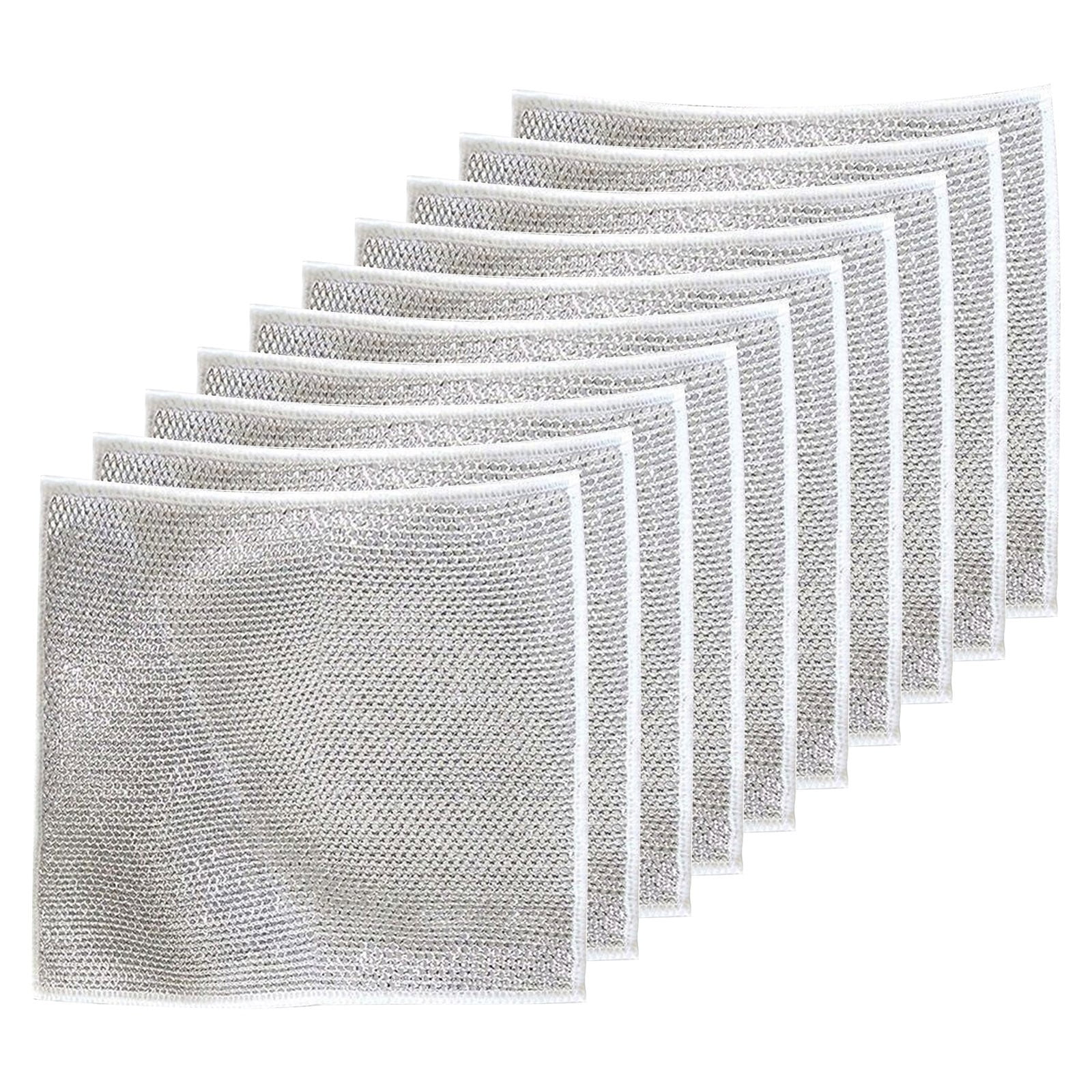 Multipurpose Wire Dishwashing Rags For Wet And Dry Cleaner Dish Cloths ...