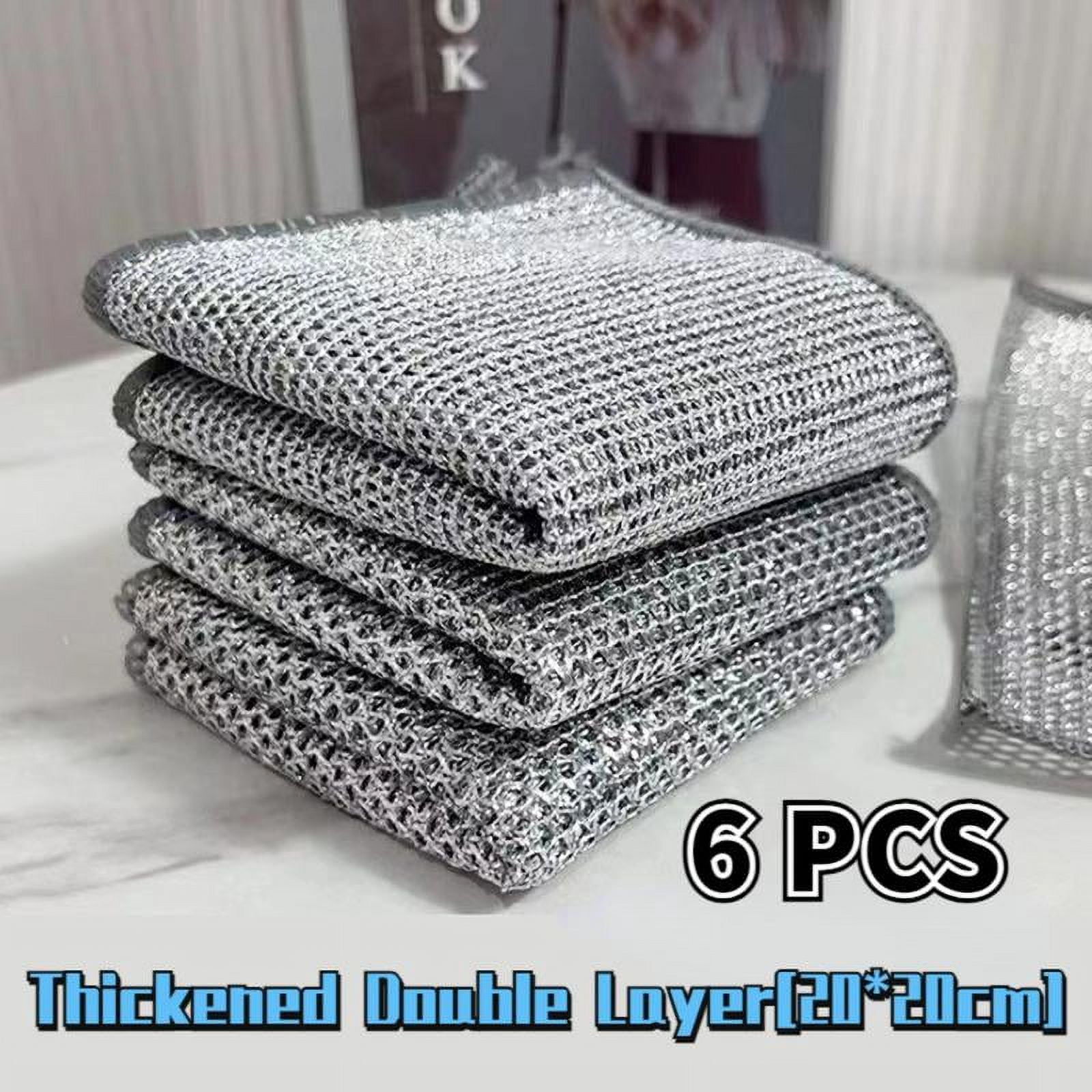 Multipurpose Wire Miracle Cleaning Cloths, 2024 New Scrubbing Wire ...