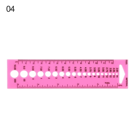 Multipurpose With Cutting Head Sheep Head Gauge Ruler Ruler Tool For Knitting Needles Crochet Hooks 04