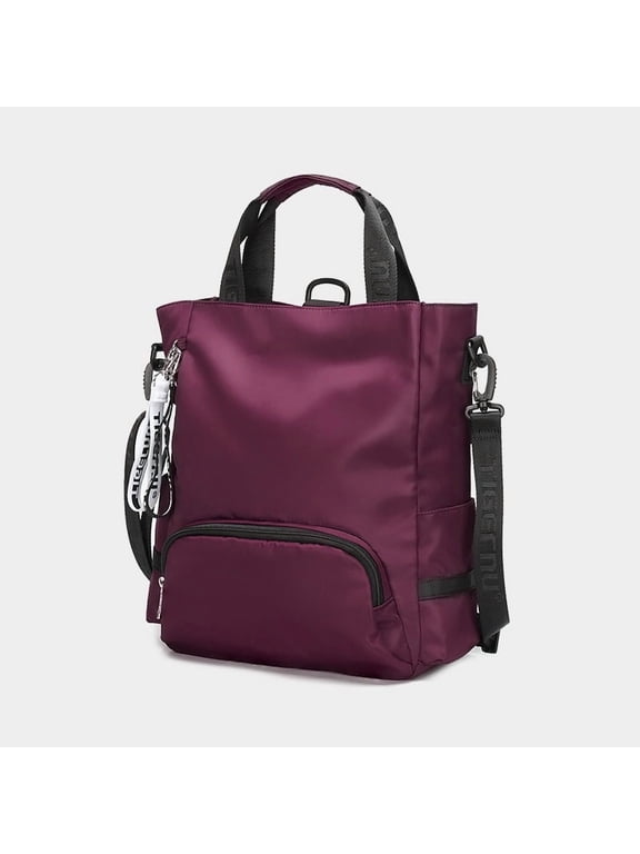 Multipurpose Women Tote Backpack, Waterproof Large Capacity bag, Crossbody Shoulder Work College Travel Leisure Anti-Theft Travel Lightweight