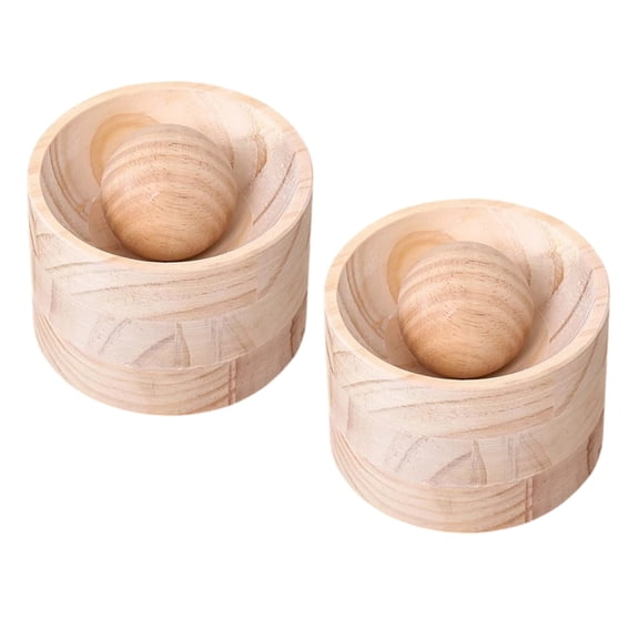 Multipurpose Wooden Dough Press For Homemade Dumplings And Pastries Wrappers Comfortable Grip Kitchen Gadget