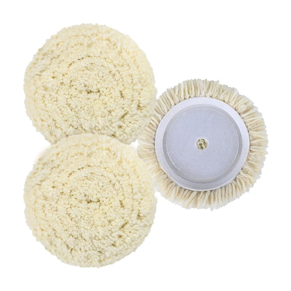 Multipurpose Wool Polishing Pad Drill Buffer Attachment 5/6//7inch For Cars Boats And Household Metal Objects