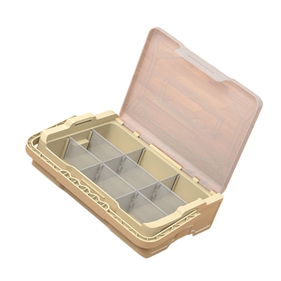 Multipurpose Workshop Organization Container Removable Dividers with Carry Handle for Nut Bolts Screws Accessories