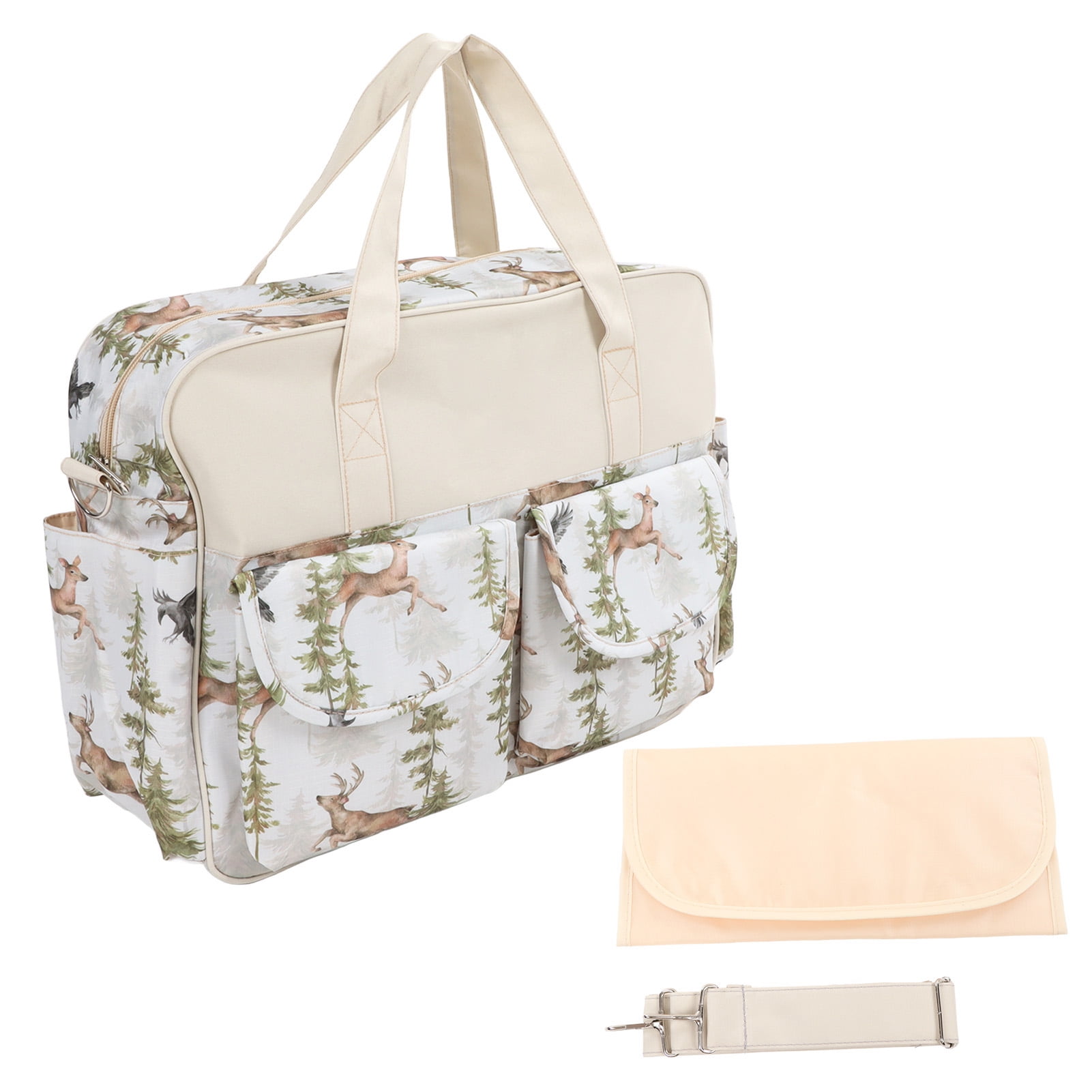 Multipurpose baby bag for boys and girls with multiple pockets for mom