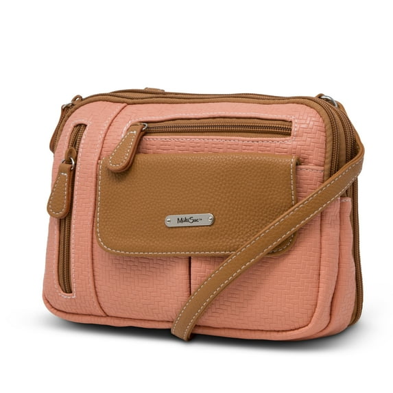 Multisac Zippy Triple Compartment Crossbody Bag for Women