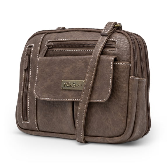 Multisac Zippy Triple Compartment Crossbody Bag for Women