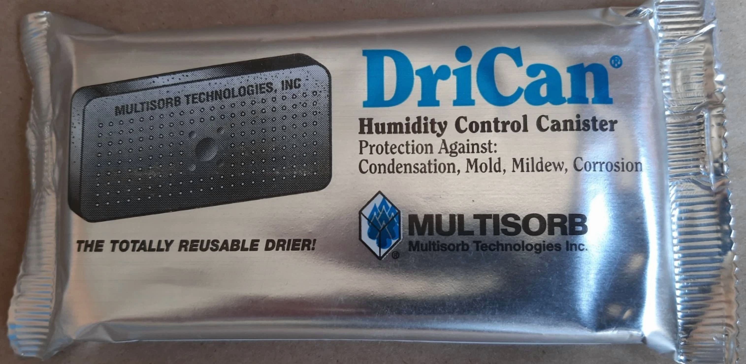 Multisorb Drican Humidity Control Canister--Reusable Desicant Canister Damprid