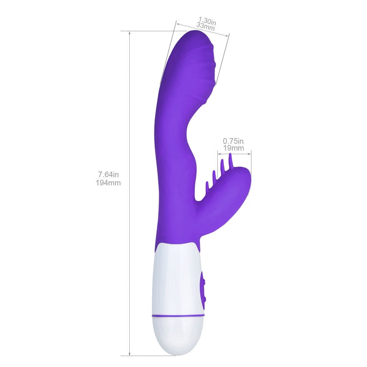 Multispeed Vibrator G Dildo Rabbit Female Adult Sex Toy Massager Thin Large Personal Lubricant