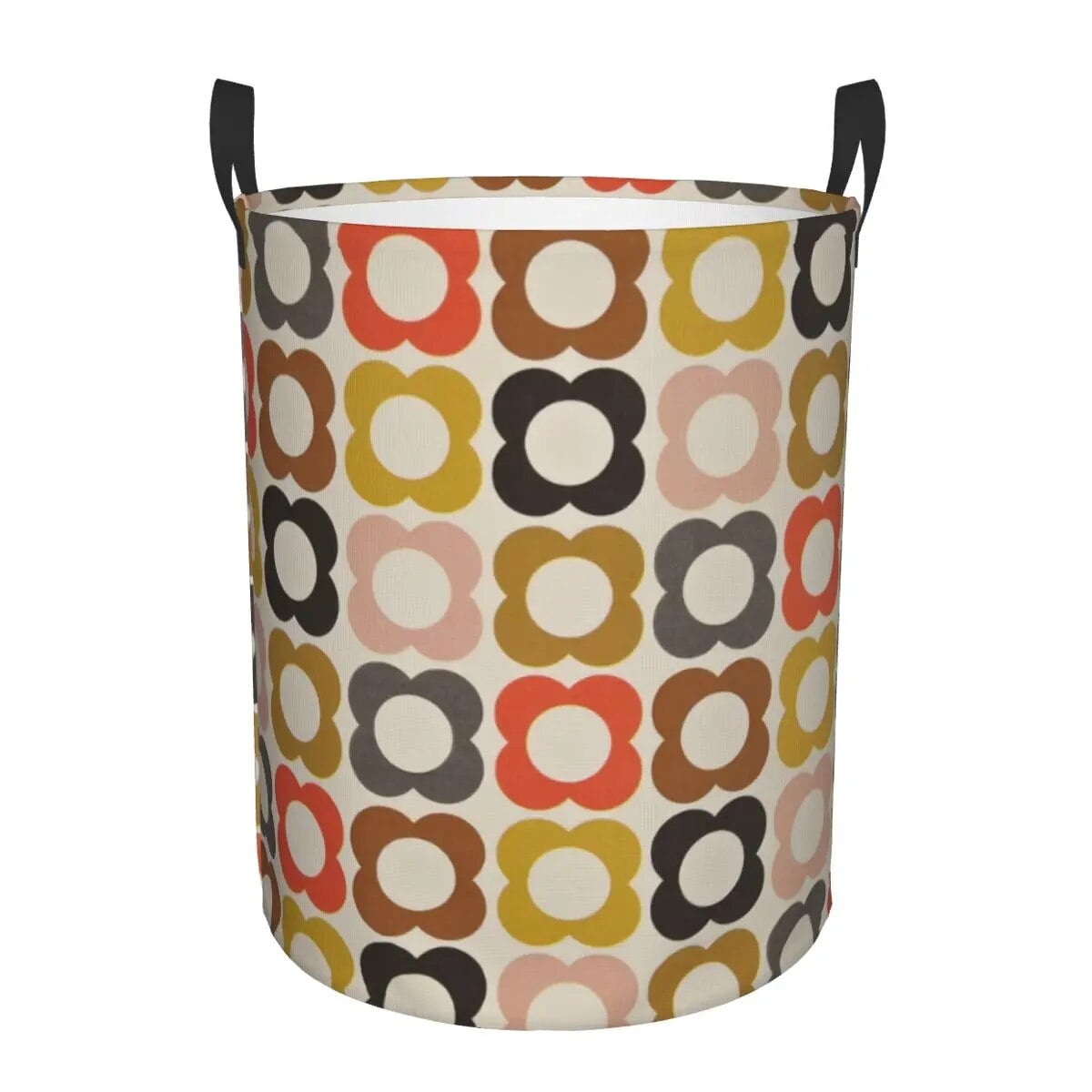 Multistem Orla Kiely Laundry Basket Collapsible Mid Century Scandinavian Flower Baby Hamper for