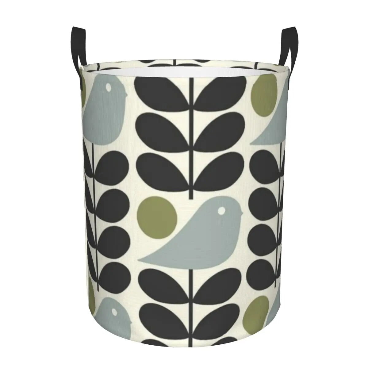 Multistem Orla Kiely Laundry Basket Collapsible Mid Century Scandinavian Flower Baby Hamper for