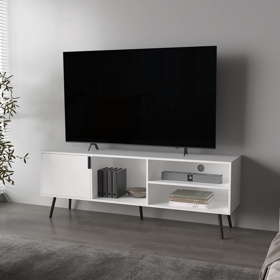 Multistorage Design for Electronics - TV Stand Suitable for 50 - 59 Inch Screens
