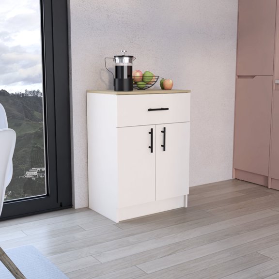 Multistorage Kitchen Cabinet | Blends Well with Decors and Stores Utensils