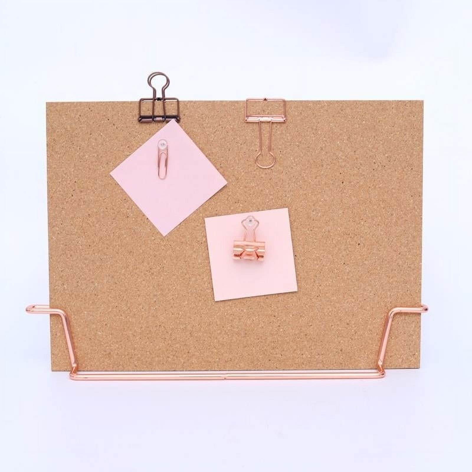 Multitasky Standing Cork Bulletin Board - Rose Gold