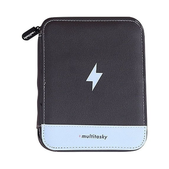 Multitasky Travel Cord Organizer Pouch - Black