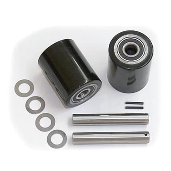Multiton GWK-TM-LW TM, J Load Wheel Kit for Manual Pallet Jack - Black