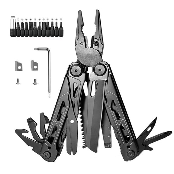 Multitool 28 in 1 Multi Tool Pliers with Pocket Knife, Bottle Opener, Saw, EDC for Survival Camping, Hunting and Hiking