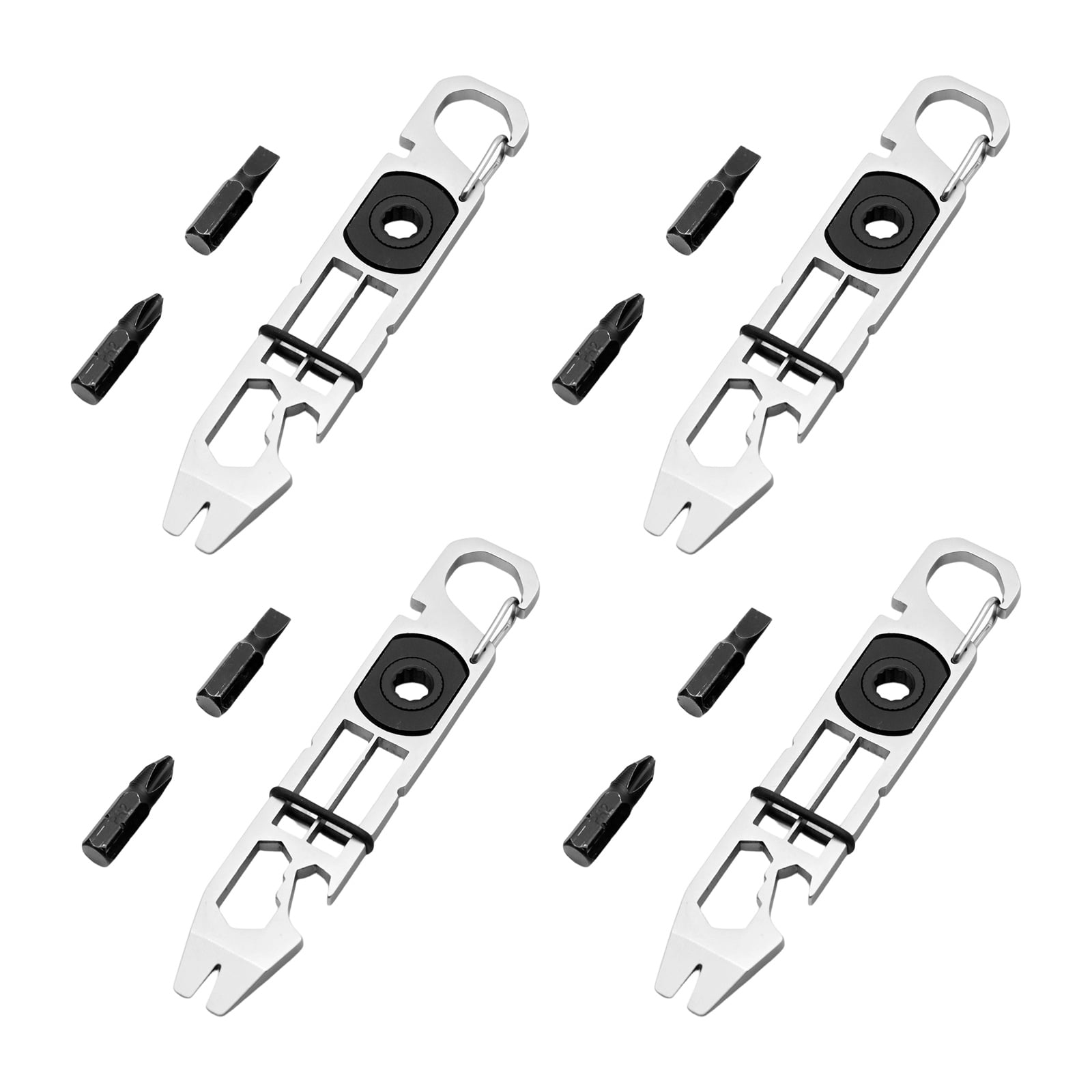 Multitool Alloy Keychain Bottle Opener Keychains Clip Key Holder Keychains Clip Key Hook Outdoor Camping Buckle Keychain