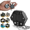 thumbnail image 1 of Multitool Card Key Chain – Hexagonal Kit with Micro Screw Driver Set, Bottle Opener, EDC Tools, Multipurpose, Foldable Survival Tool Set for Men & Women Gifts, 1 of 9