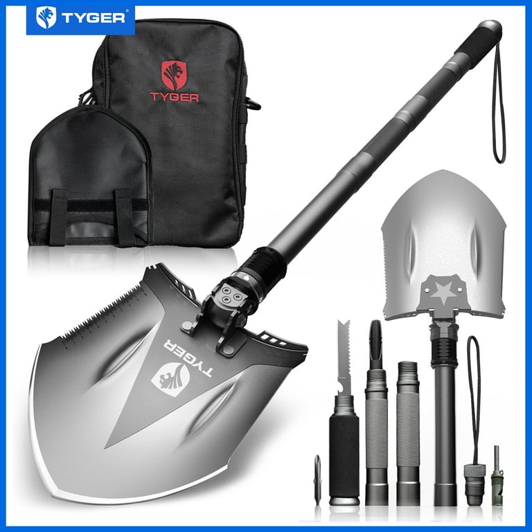 慶　　muta 8 (2XL) Tyger Auto 16-in-1 Survival Tool - Foldable Multitool Shovel