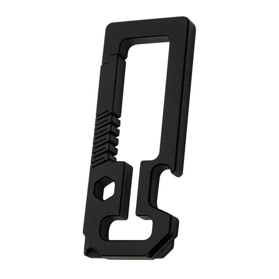 Multitool Metal Keychain with Screwdriver, Bottle Opener Quickly Release Key Carabiner Clip Key Holder Outdoor Tool