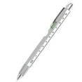 thumbnail image 1 of Multitool Pen 9-in-1 | LED Light, Stylus, Screwdrivers, Ruler, Bottle Opener, Ballpoint | Heavy Duty Metal | Compact Portable Gadget | Unique Gift for Men & Adults | White Elephants Stocking Stuffer, 1 of 6