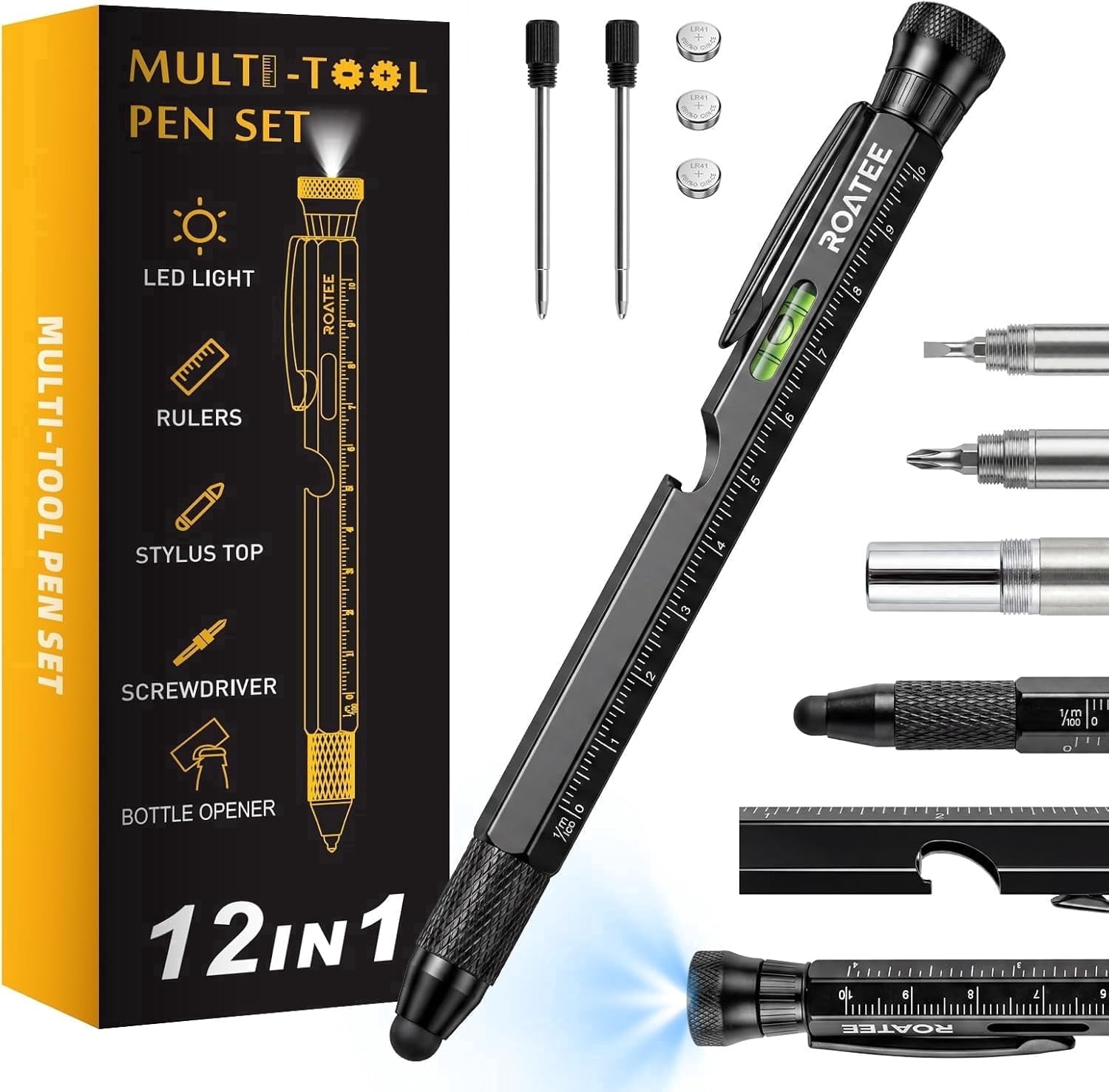 Multitool Pen for Men, Stocking Stuffers Birthday Personalized Gifts ...