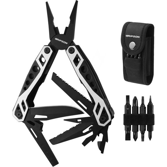 Multitool Pliers, 21-in-1 Multi Tool with Self-Locking & Sheath, Stainless Steel Pocket Knife, Screwdriver, Perfect for EDC Outdoor Survival Camping Hiking, Simple Repair, Survival Gear Gift