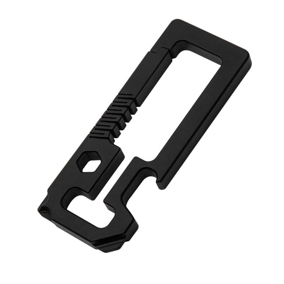 Multitool Titaniums Keychain with Screwdriver, Bottle Opener Quickly Release Key Carabiner Clip Key Holder Outdoor Tool