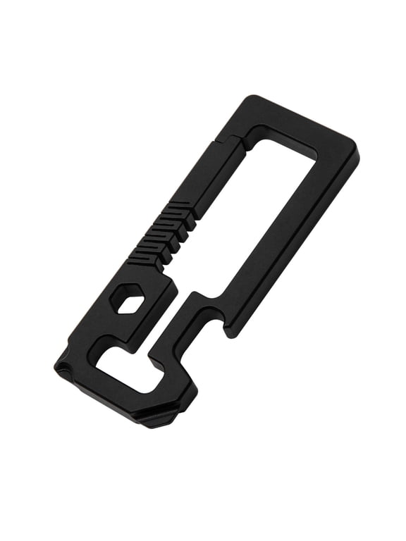 Multitool Titaniums Keychain with Screwdriver, Bottle Opener Quickly Release Key Carabiner Clip Key Holder Outdoor Tool