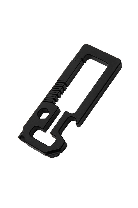 Multitool Titaniums Keychain with Screwdriver, Bottle Opener Quickly Release Key Carabiner Clip Key Holder Outdoor Tool