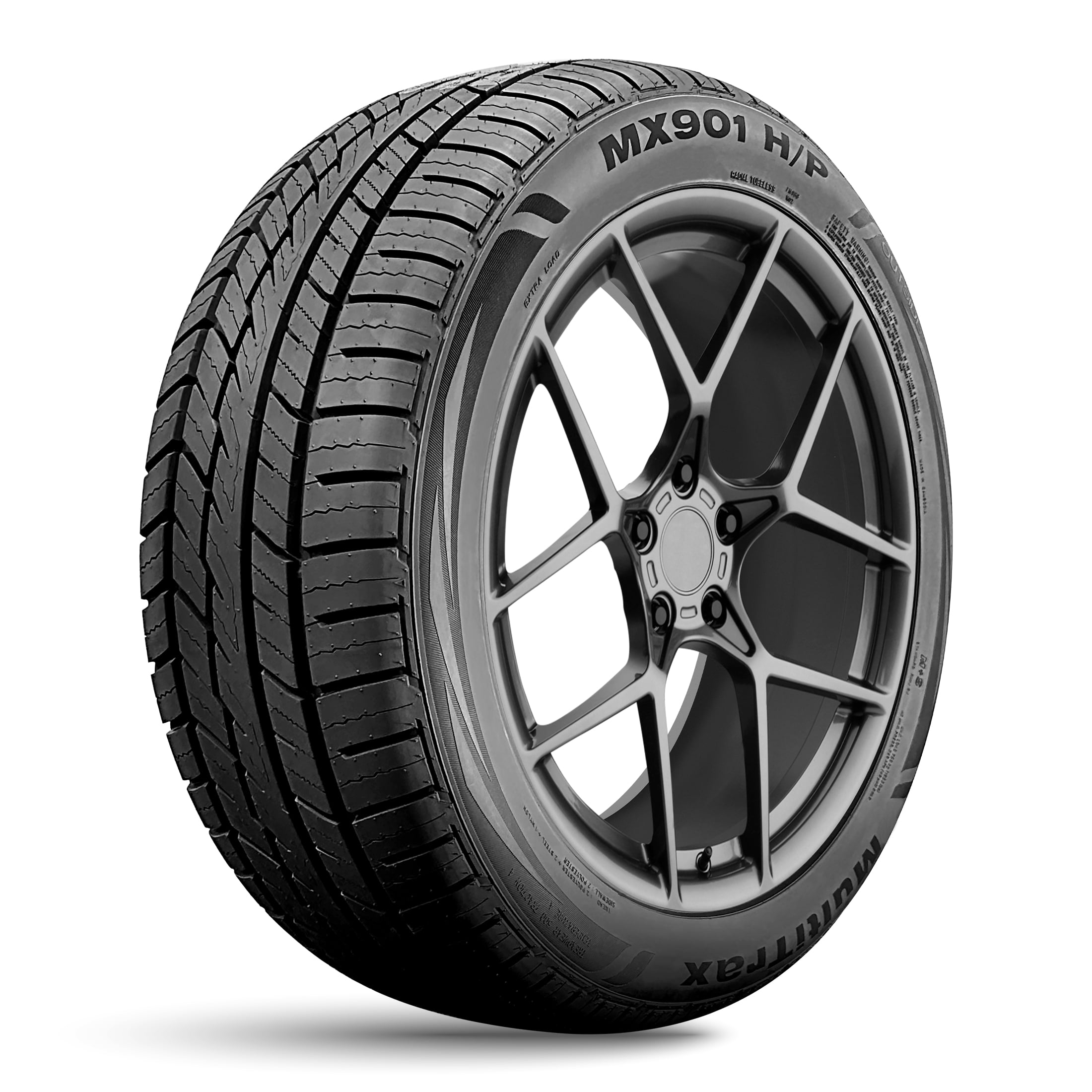 Multitrax MX901 H/P 215/55ZR17 98W XL All-Season High Performance Passenger Car Tires UTQG 500AA (Tire Only)