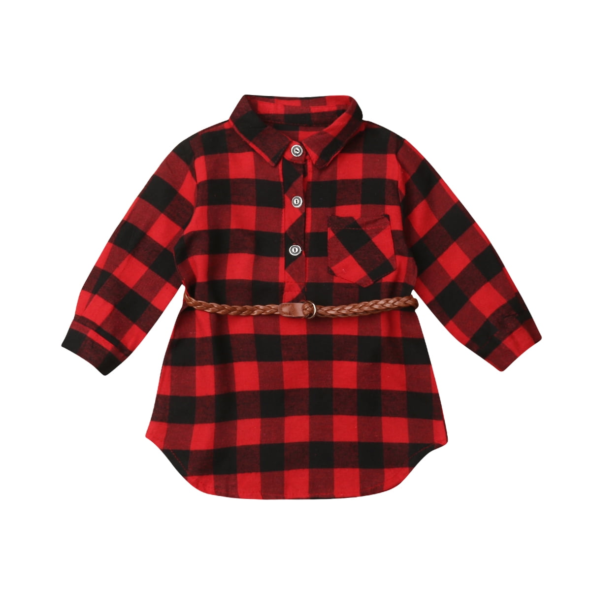 Buffalo Plaid Shirt Baby Flannel Girl Black Buffalo Plaid Dress Shirt