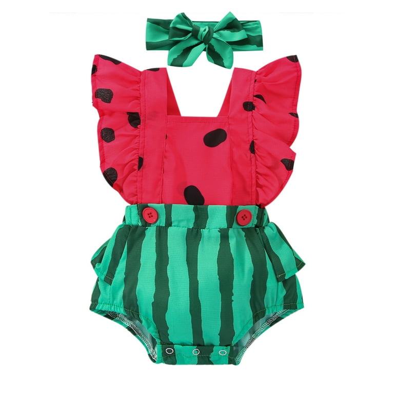 Newborn watermelon outfit top