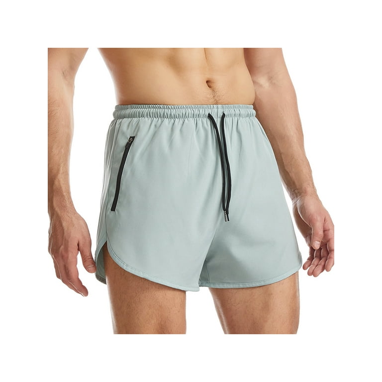Vcansion Mens Casual Shorts Navy Quick Dry Fishing Shorts Elastic Waist  with Pockets 37-38