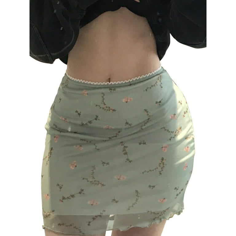 Mesh top skirt bodycon