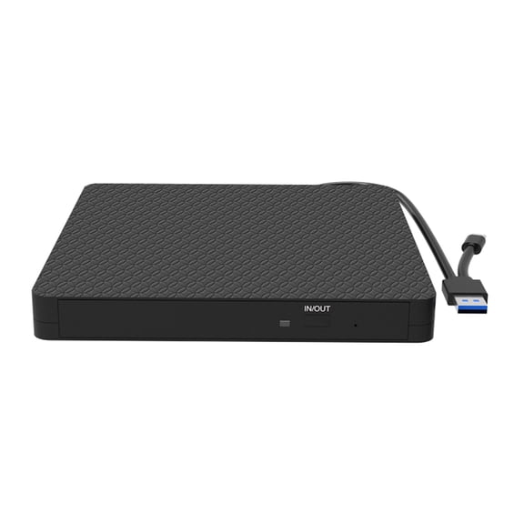 Multiunctional USB3.0 USB C External Optical Drives Burners, Fast Speed DVDs Player for Laptop Desktop Data Transfer