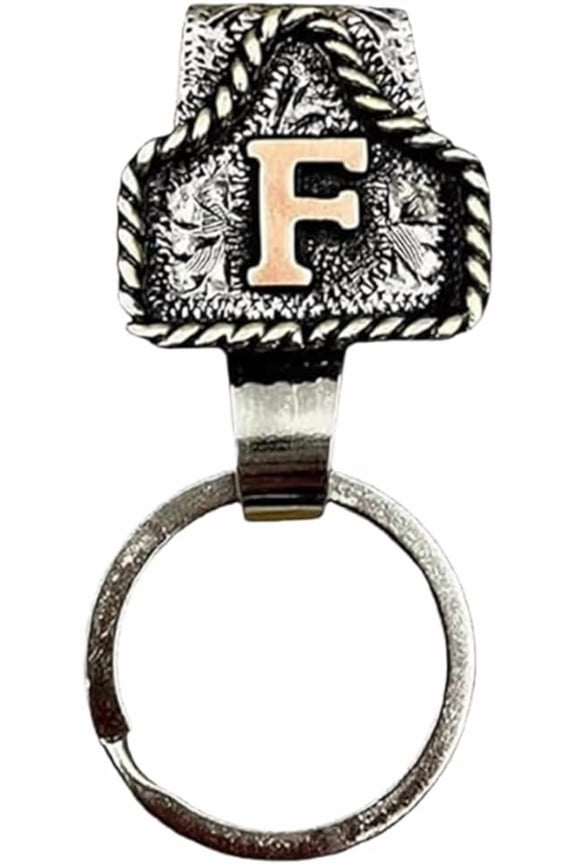 Multiuse Key Holder Letter Design Keychain Metal KeyRing Organizers For Belt Attach Function Mens Daily Carry