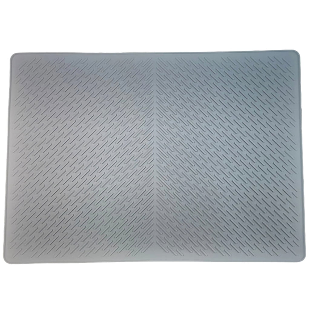 Multiuse Silicone Pet Mat for Cats Dogs Nonspill Dog Litter Mat Feeding Mat Dog Bowl Mat with Raised Edges